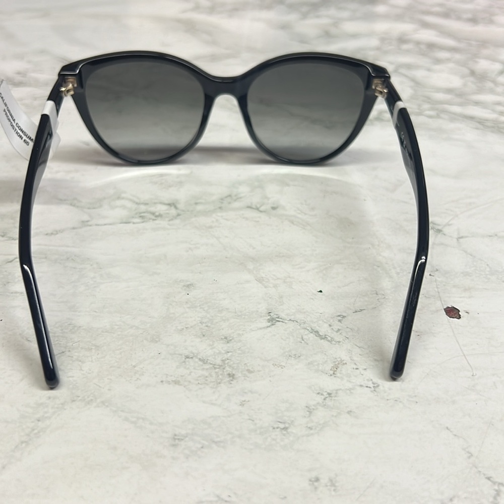 Salvatore Ferragamo Women's Black Cat Eye Sunglasses SF1073S001 Italy - Picture 4 of 5